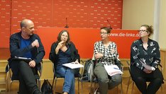 Bei der Vorstellung der Leitsätze LINKE.Pankow