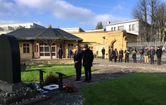 Kranzniederlegung jüdischer Friedhof Weißensee Kranzniederlegung jüdischer Friedhof Weißensee
